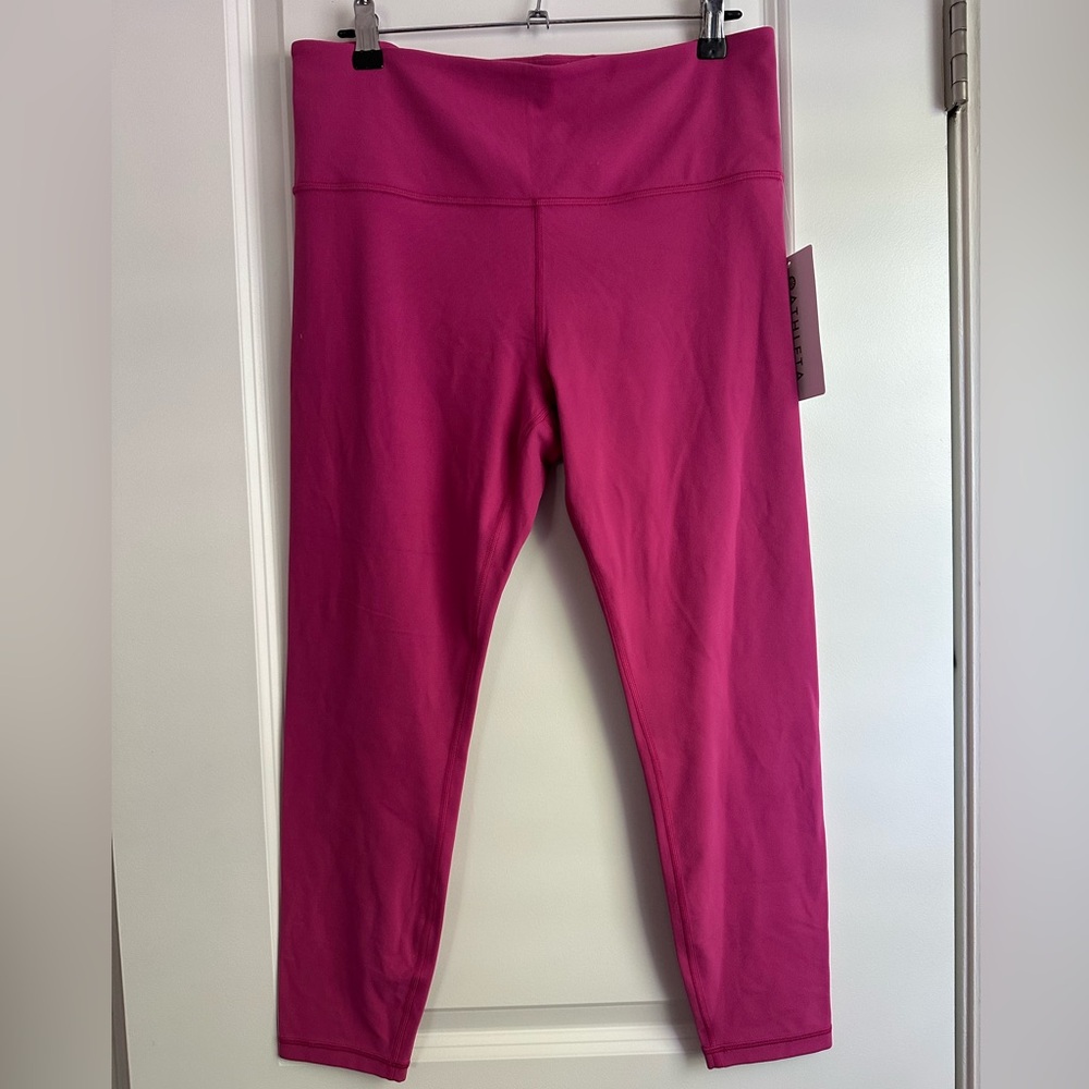 NWT Athleta Magenta Ultra High Rise Elation 7/8 Legging
